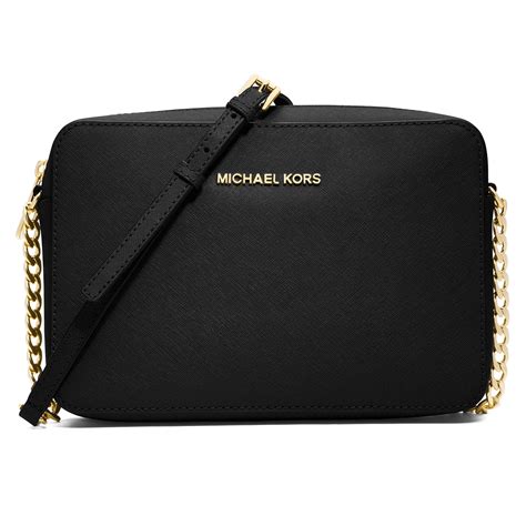 black bag michael kors|black michael kors crossbody bag.